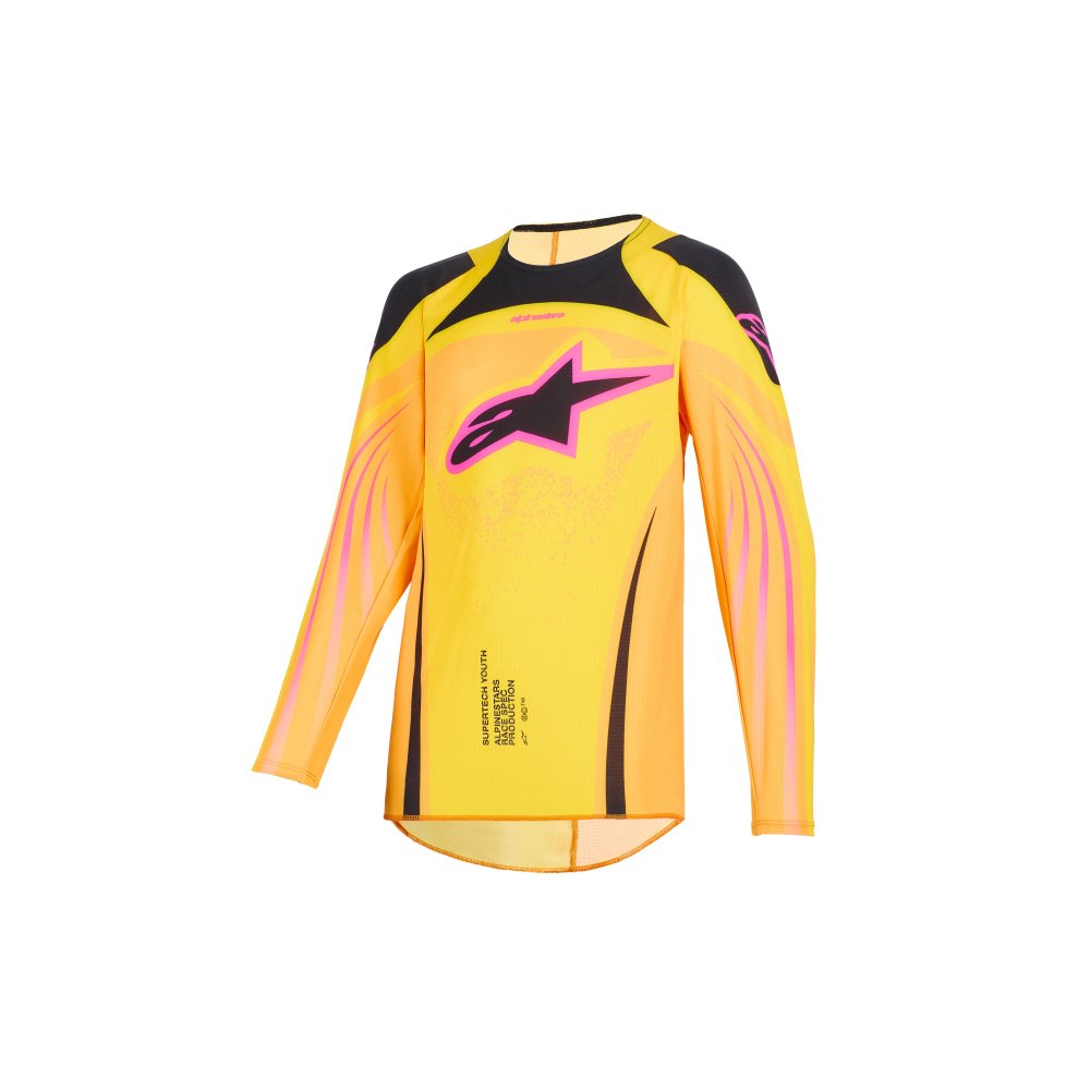 dres TECHSTAR NOMUR YOUTH, ALPINESTARS, dětské (oranžová/žlutá/růžová) 2026