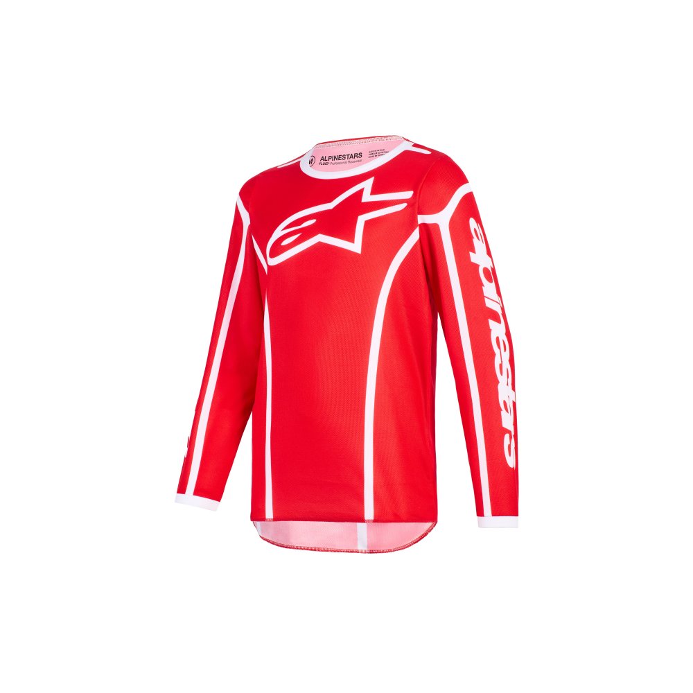dres FLUID APEX YOUTH, ALPINESTARS, dětské (červená/bílá) 2026