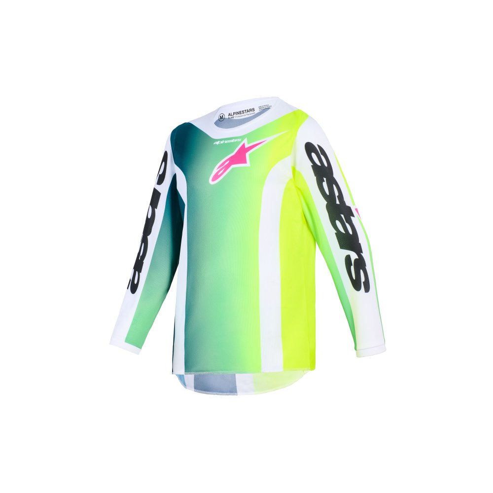 dres FLUID PORTL YOUTH, ALPINESTARS, dětské (zelená/bílá/černá) 2026