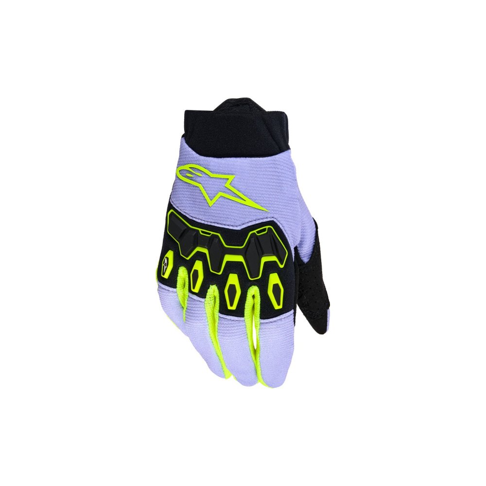 rukavice FULL BORE V2 YOUTH/KIDS, ALPINESTARS, dětské (fialová/žlutá fluo) 2026