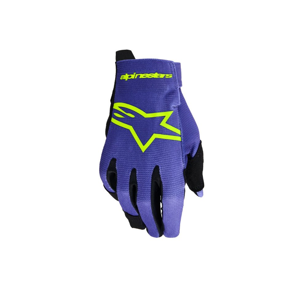 rukavice RADAR YOUTH, ALPINESTARS, dětské (fialová/žlutá fluo) 2026