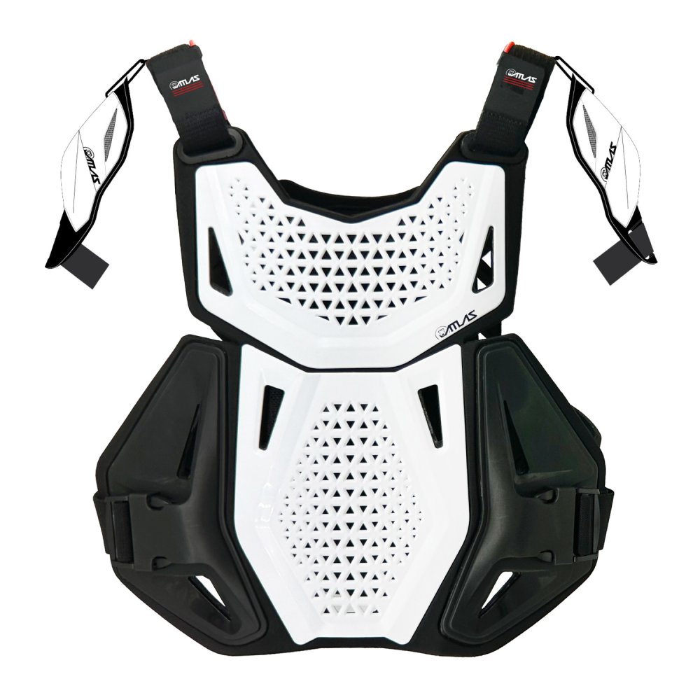 chránič hrudníku + ramena ATLAS CHARGER CE L1, dětský (bílá)