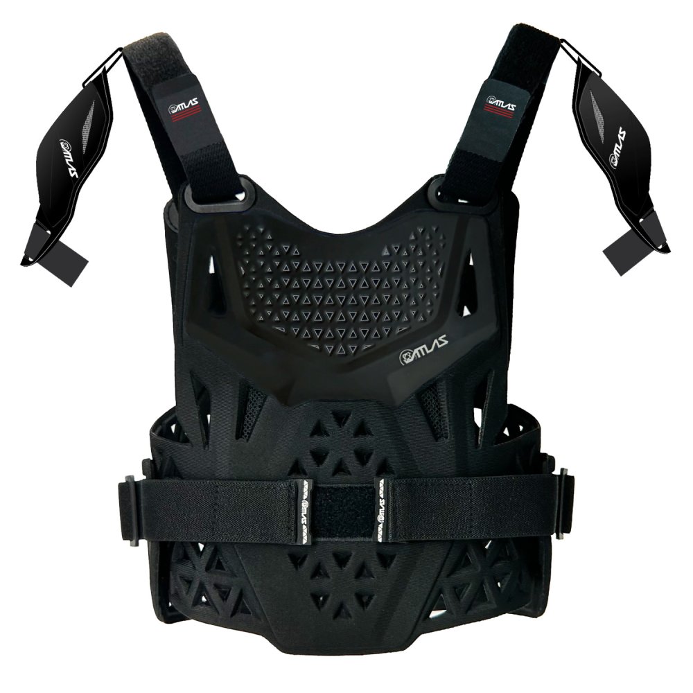 chránič hrudníku + ramena ATLAS CHARGER PeeWee CE L1, Předškolák (černá)