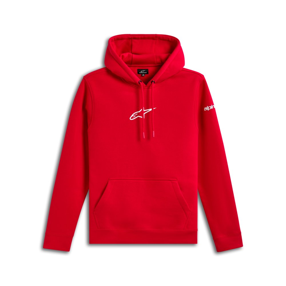 mikina FRONTAL HOODIE, ALPINESTARS (červená)
