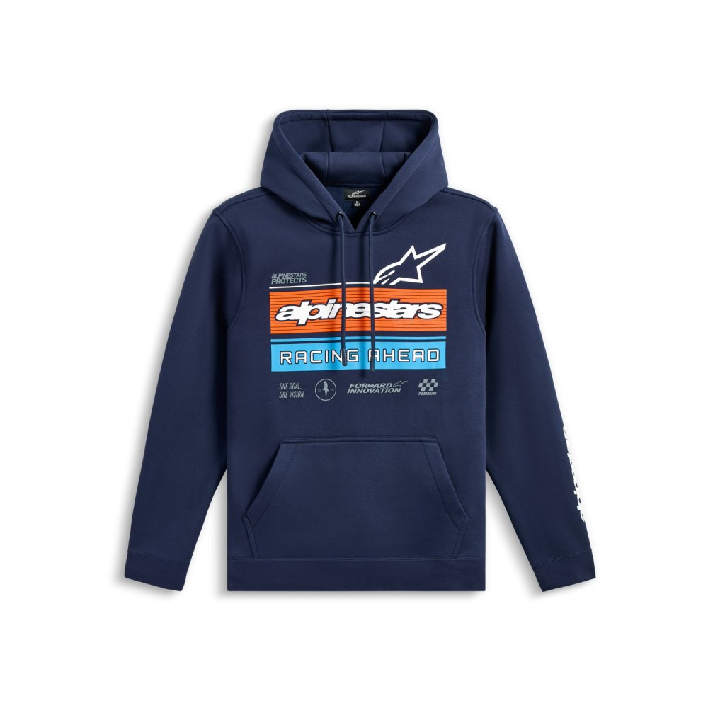 mikina HARKEN HOODIE, ALPINESTARS (modrá)