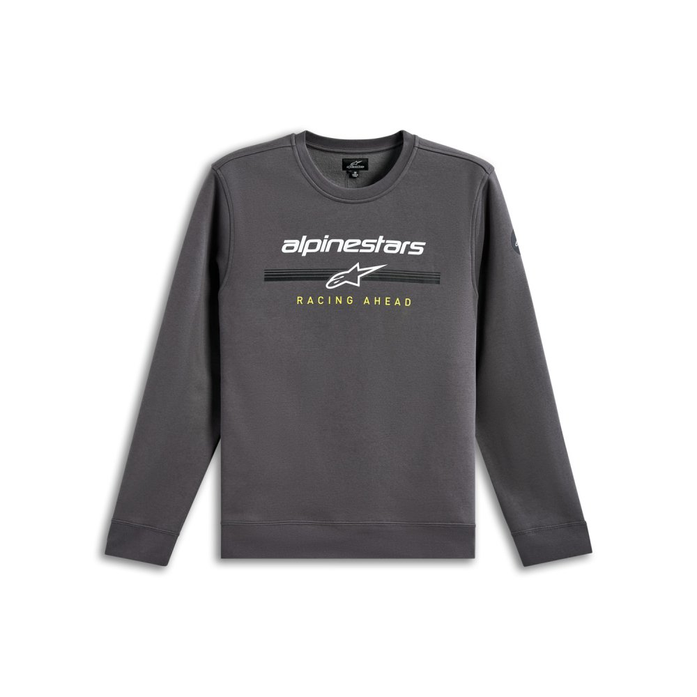 mikina BETTERN CREW, ALPINESTARS (šedá)