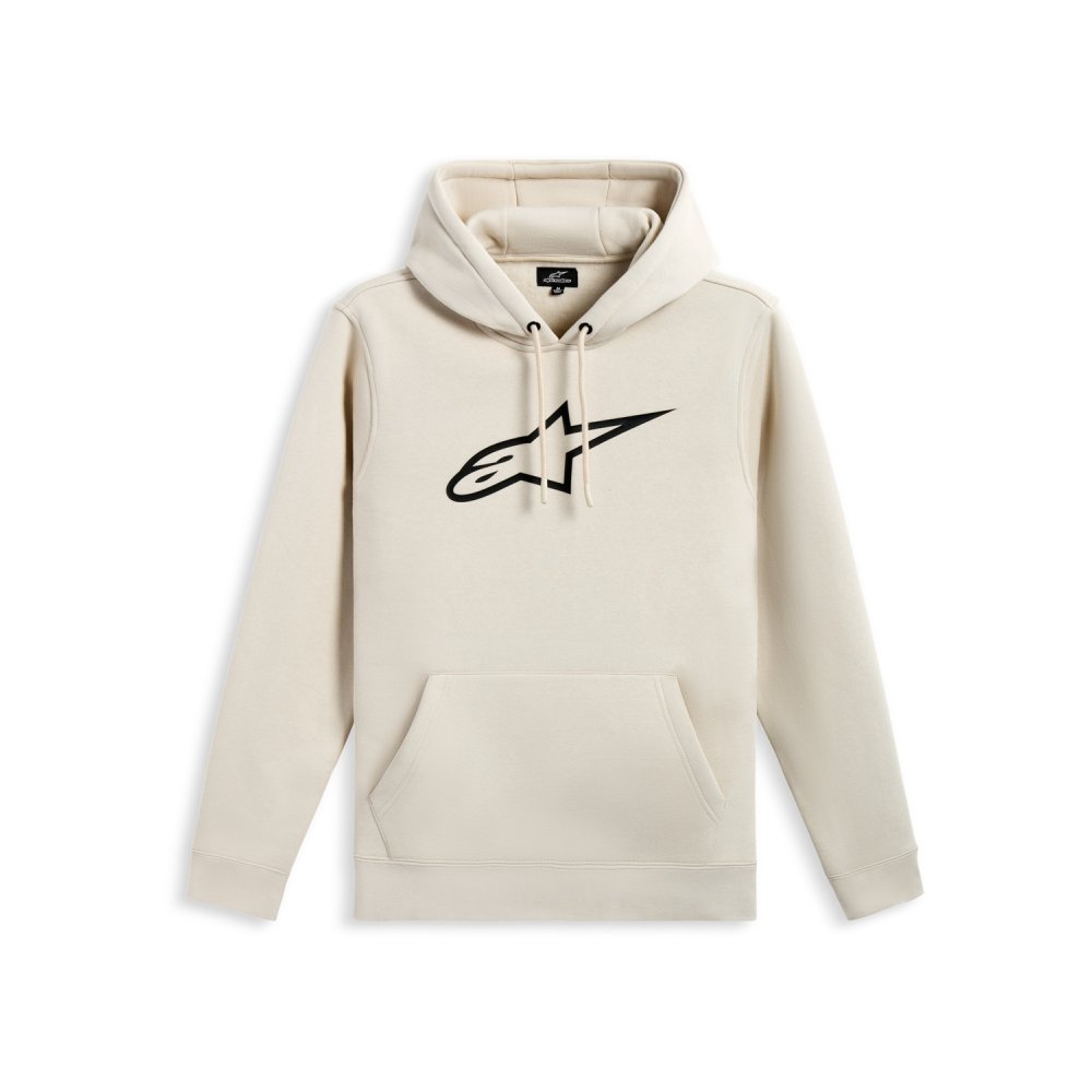 mikina AGELESS HOODIE 3, ALPINESTARS (bílá off white/černá)