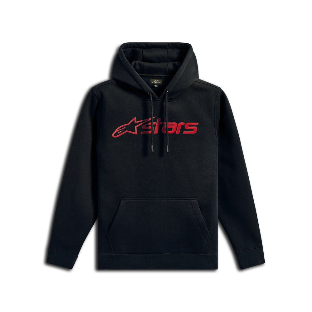 mikina BLAZE HOODIE 3, ALPINESTARS (černá/red)
