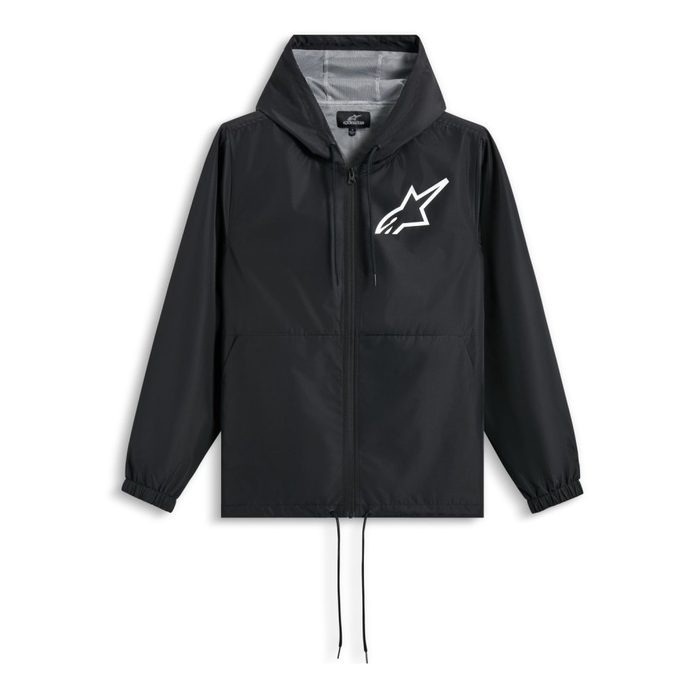 bunda SPEEDER CHROMIUM WINDBREAKER, ALPINESTARS (černá/bílá)