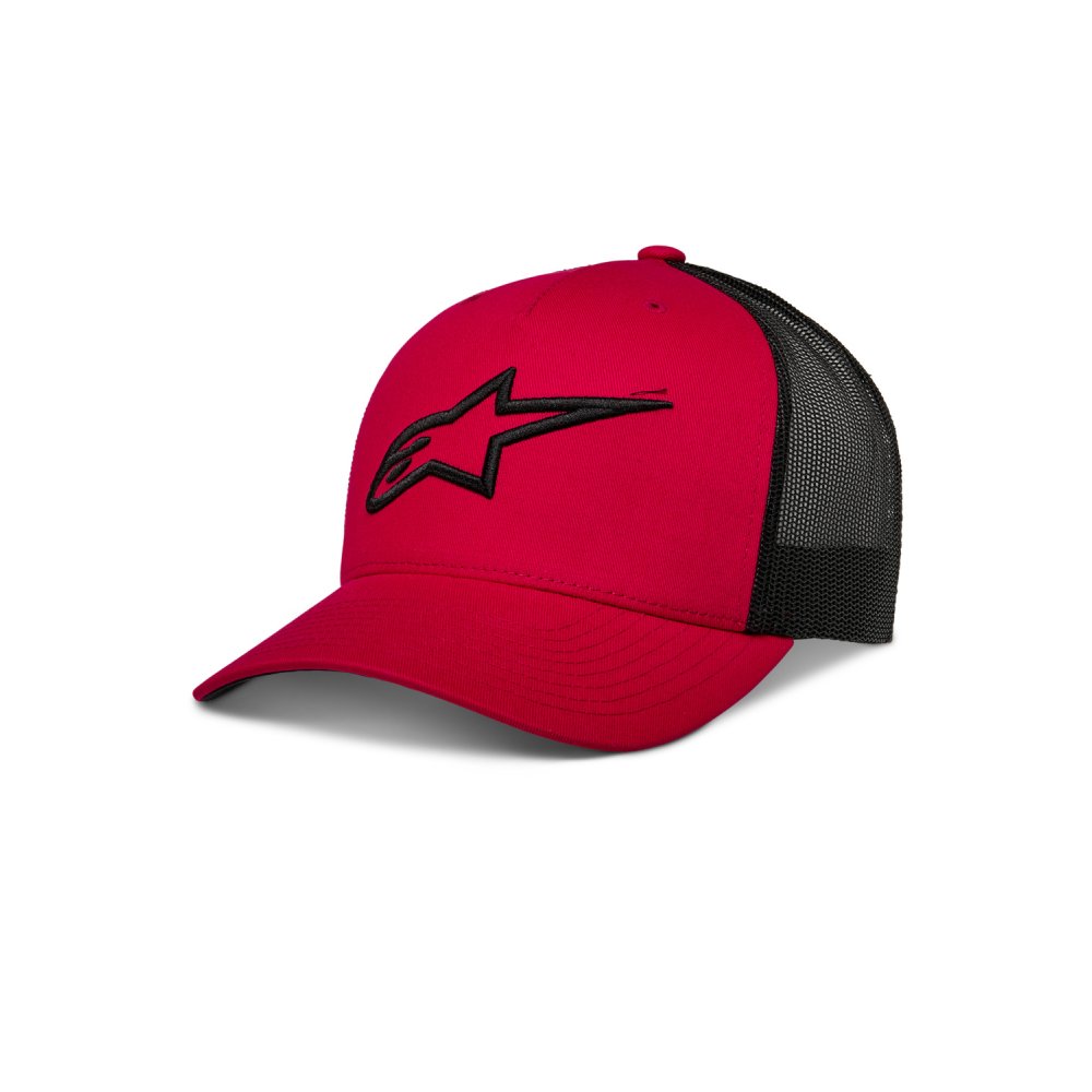 kšiltovka AGELESS, ALPINESTARS (červená/černá)