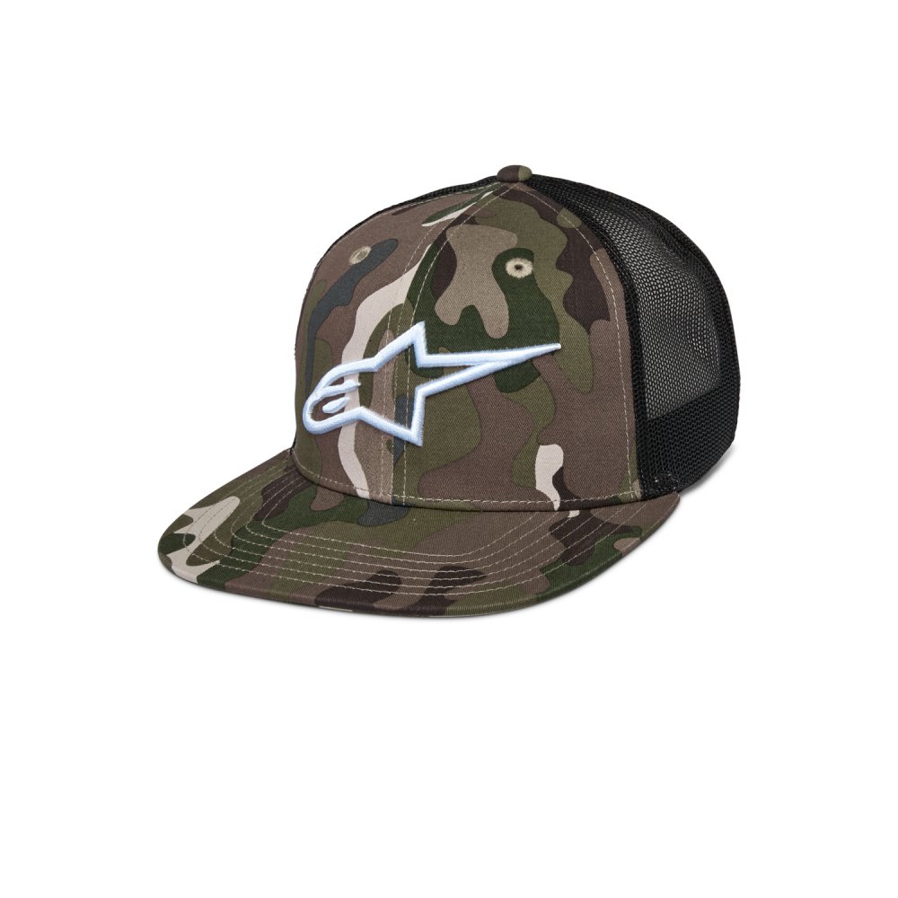 kšiltovka CORP, ALPINESTARS (zelená camo/černá)