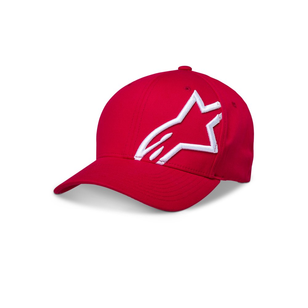 kšiltovka CORP SHIFT 2, ALPINESTARS (červená/bílá)