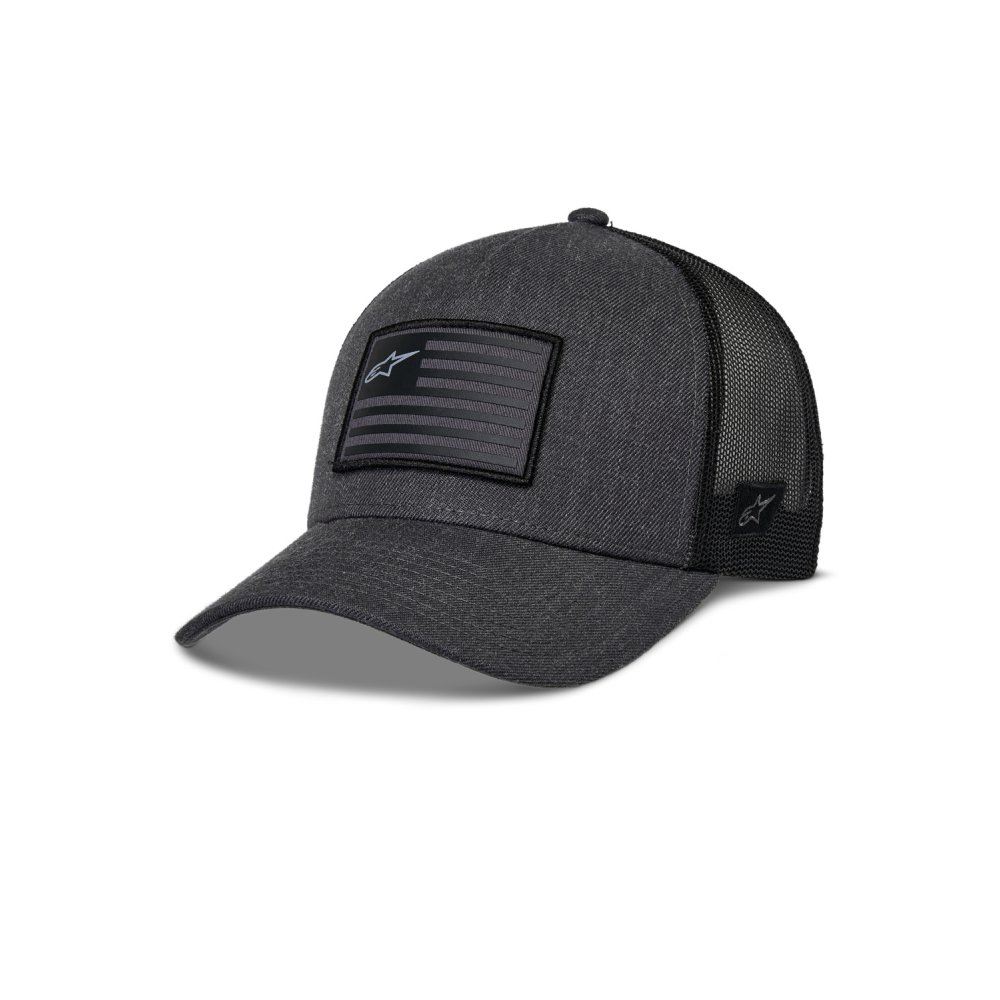 kšiltovka FLAG SNAP HAT, ALPINESTARS (šedá/černá)