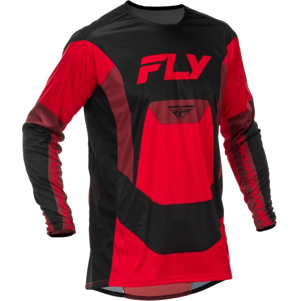 dres LITE, FLY RACING - USA 2026 (černá/červená, vel. XL)