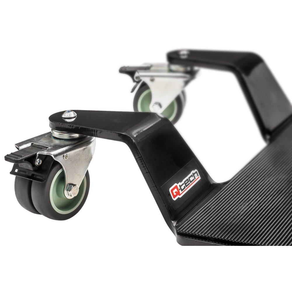 EXTRA HD pojízdná podložka pod hlavní stojan, Q-TECH (nosnost 400 kg, černá)