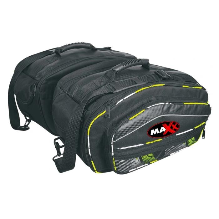 boční brašny na moto Maxx 60L, Barva fluo