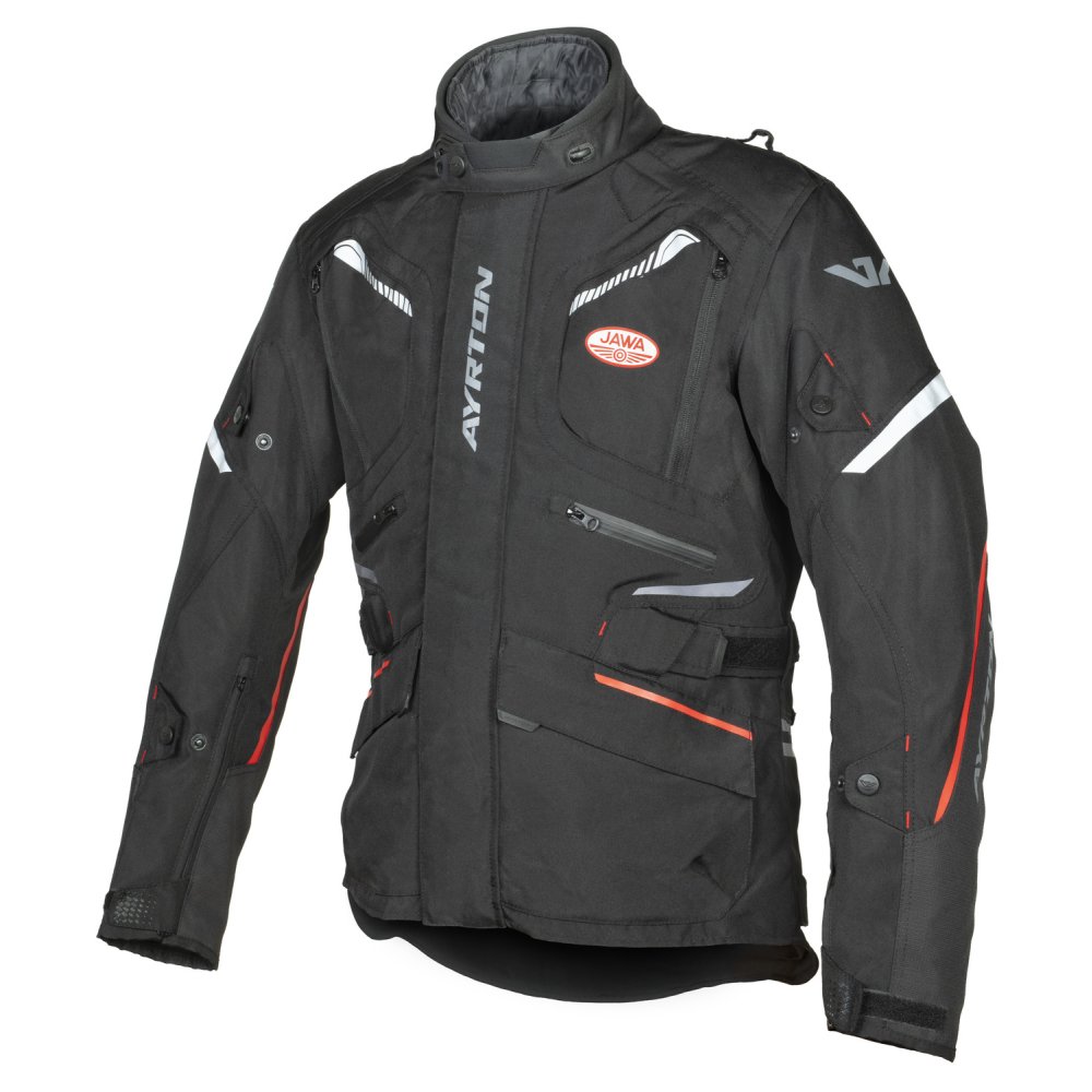 bunda Trail Jawa, AYRTON (černá/červená) 2026