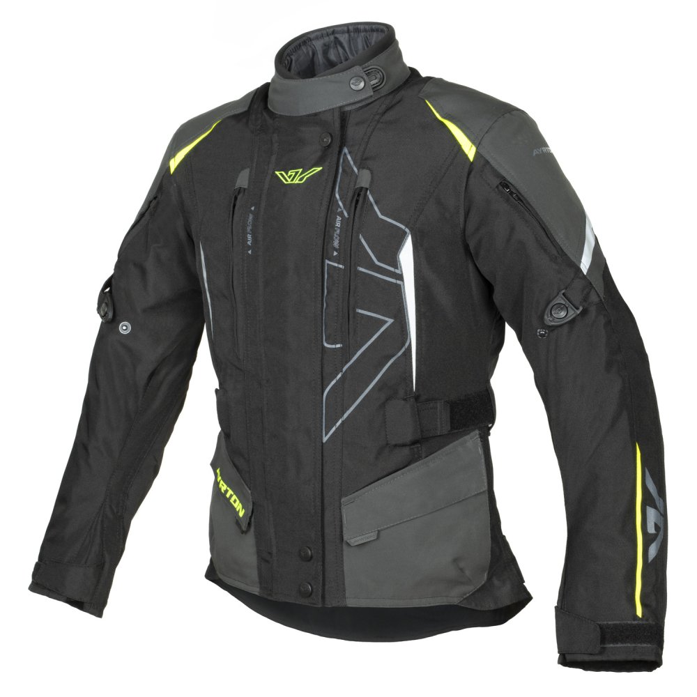 bunda Teressa II, AYRTON, dámská (černá/šedá/žlutá fluo) 2026