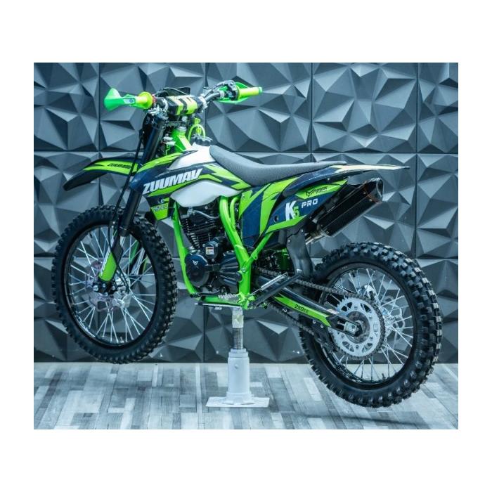 pitbike Zuumav K5 250 PRO 15kW kola 21/18 zelený