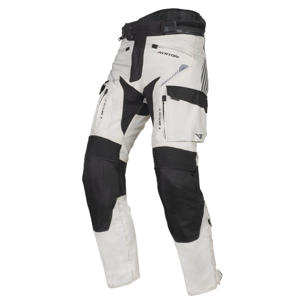 kalhoty Rally II, AYRTON (světle šedá/černá) 2026