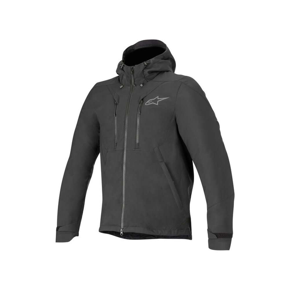 bunda DOMINO TECH HOODIE, ALPINESTARS (černá) 2026