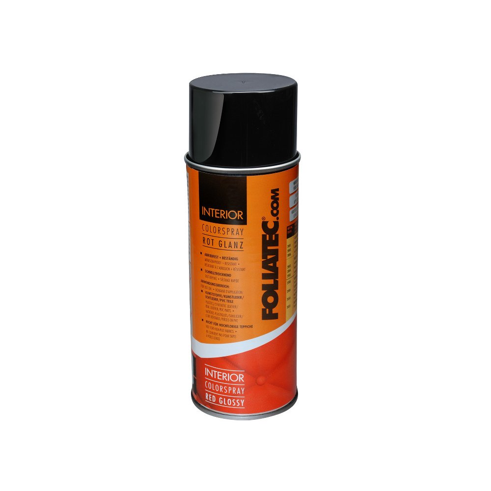 FOLIATEC barva na interiér - Interior Color Spray 400ml, barva: červená lesklá