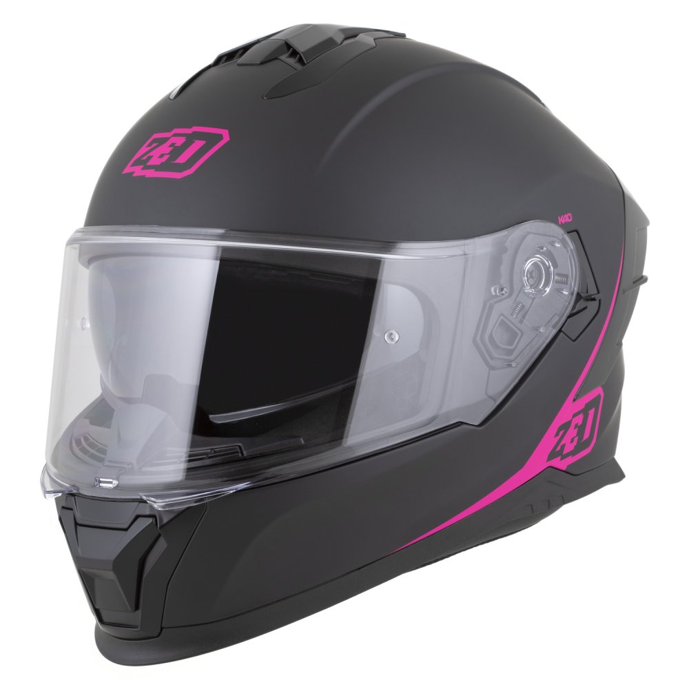 přilba K40, ZED (černá matná/růžová) 2026