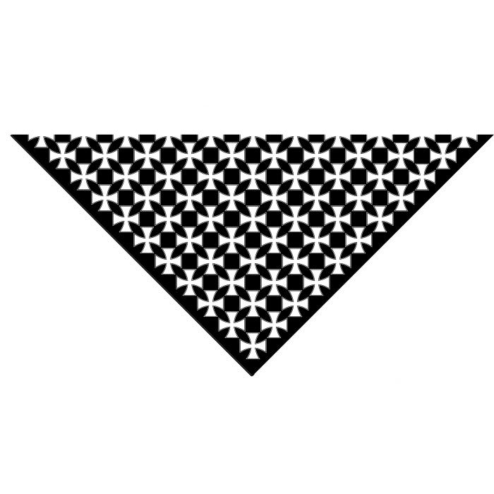 šátek na nos - maltézské kříže