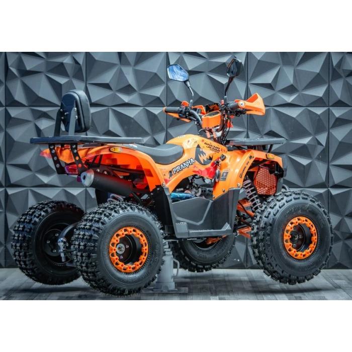 dětská benzínová čtyřkolka Piranha Veyron 125 oranžová