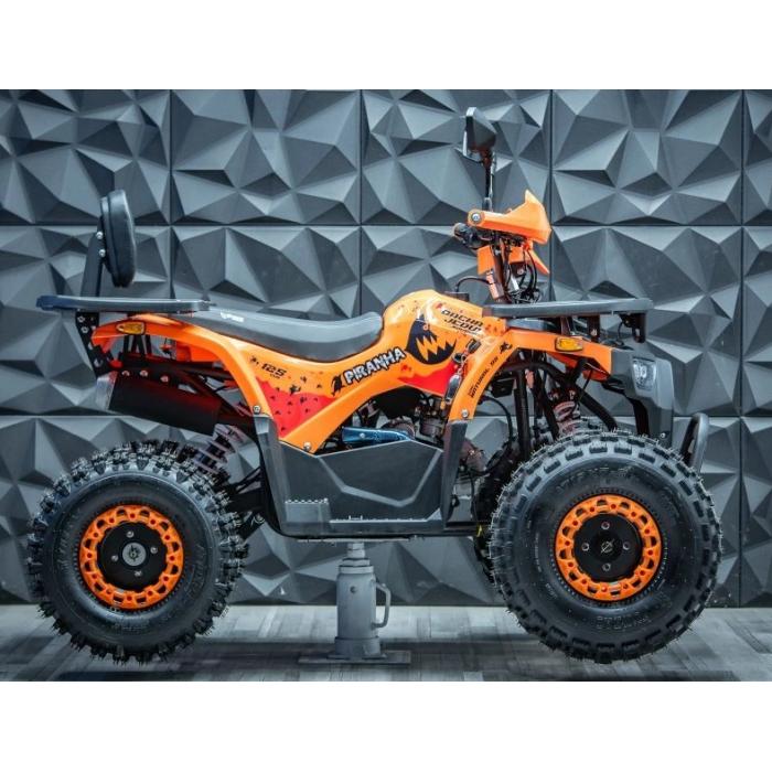dětská benzínová čtyřkolka Piranha Veyron 125 oranžová