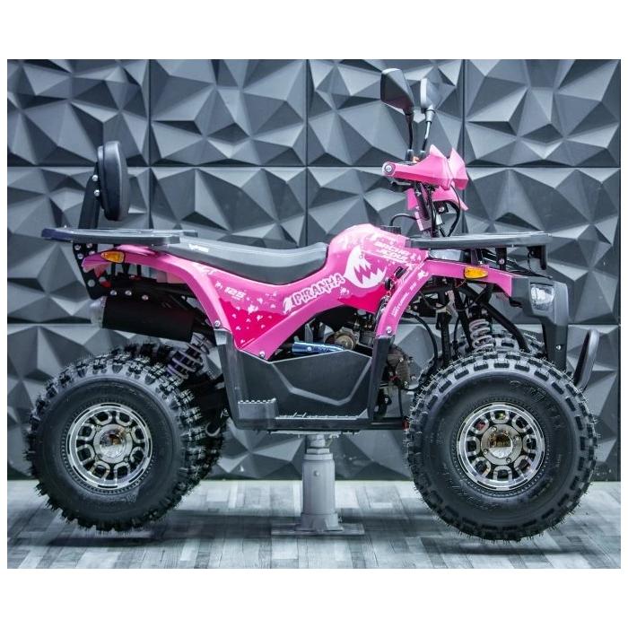 dětská benzínová čtyřkolka Piranha Transformer 125 růžová