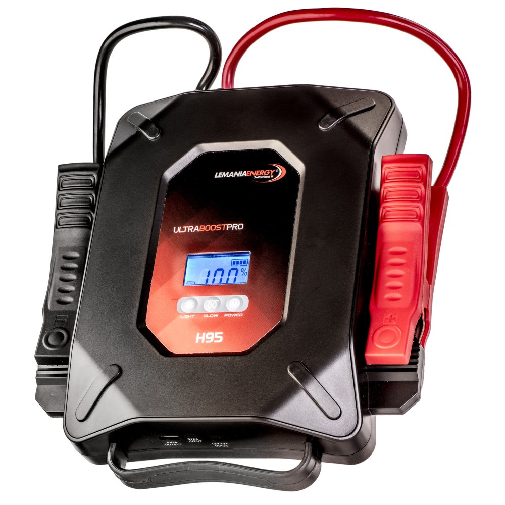 výkonný hybridní startovací booster H95 12V LEMANIA ENERGY