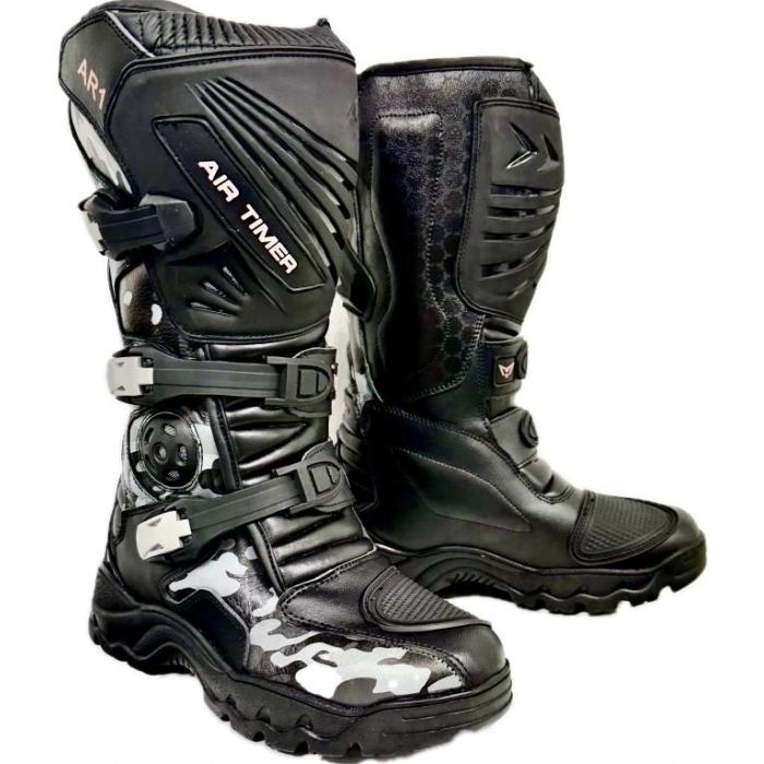 boty na motorku Markstore PRO černé, Velikost 42