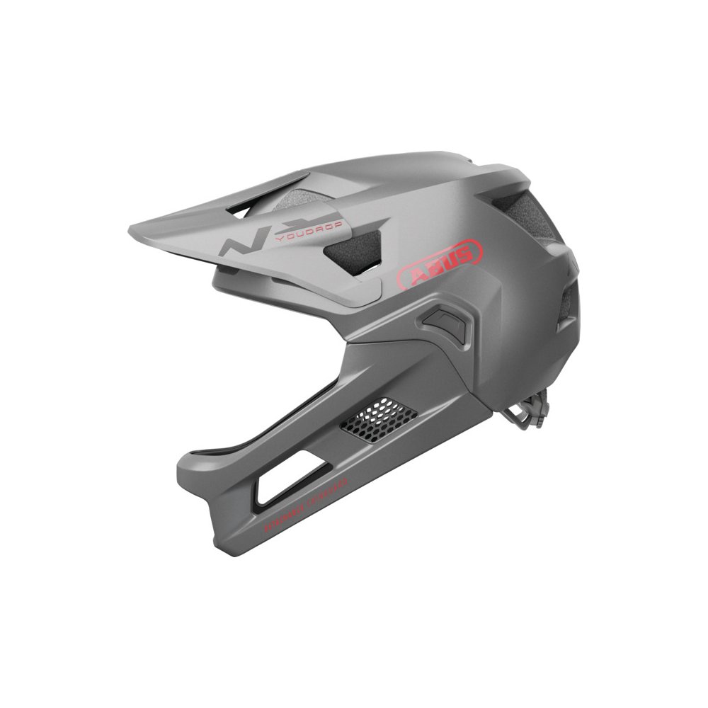 cyklo přilba YouDrop FF Ti silver, ABUS dětská (titanová)