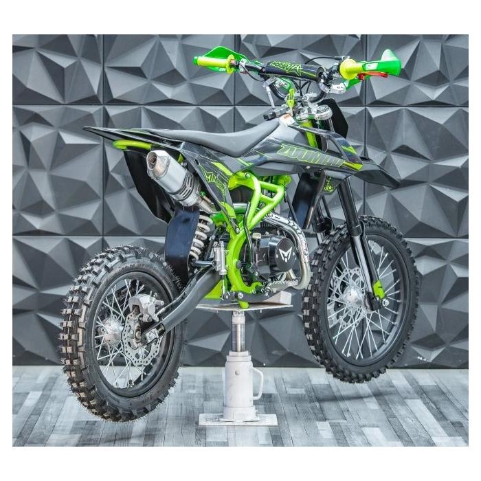 pitbike Zuumav K3 125ccm zelená Poloautomat se startérem