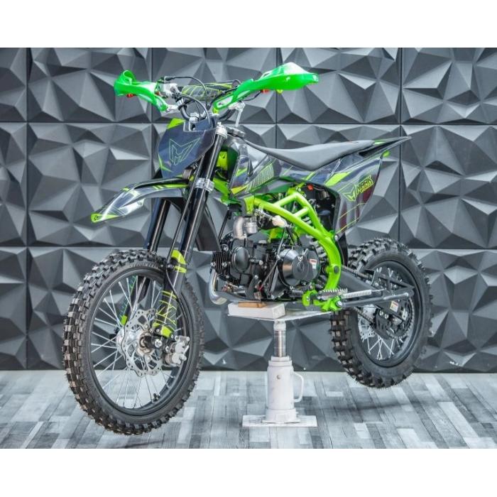 pitbike Zuumav K3 125ccm zelená Poloautomat se startérem