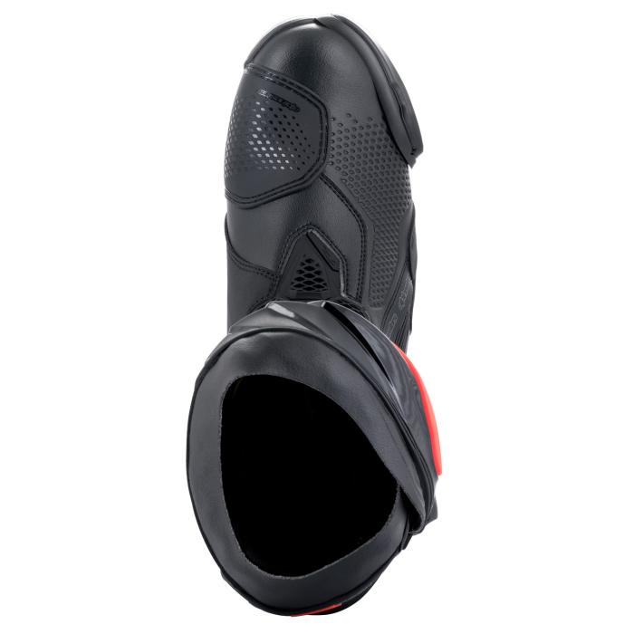 boty SUPERTECH R, ALPINESTARS (černá/bílá/červená fluo/žlutá fluo) 2025, Velikost 40