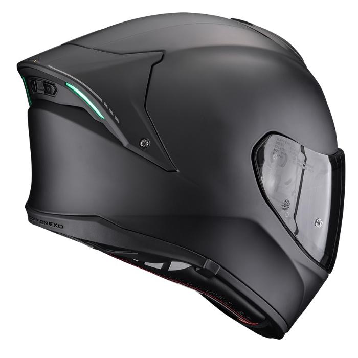 helma na motorka Scorpion EXO-530i Air černá matná LED, Velikost XL