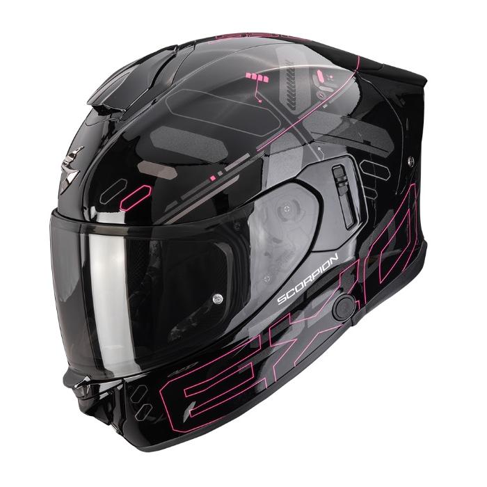 helma na motorka Scorpion EXO-530 Air Fond černo/růžová, Velikost M