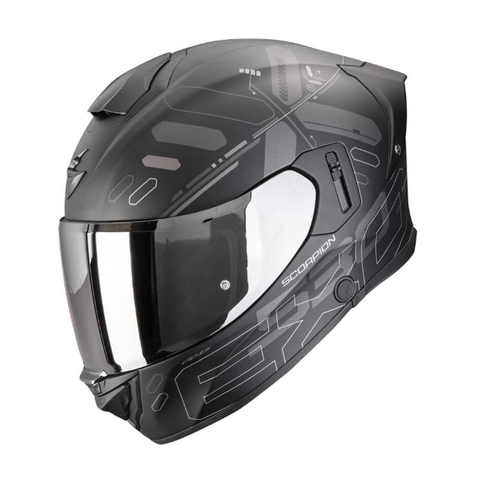 helma na motorka Scorpion EXO-530 Air Fond matná černo/stříbrná, Velikost S