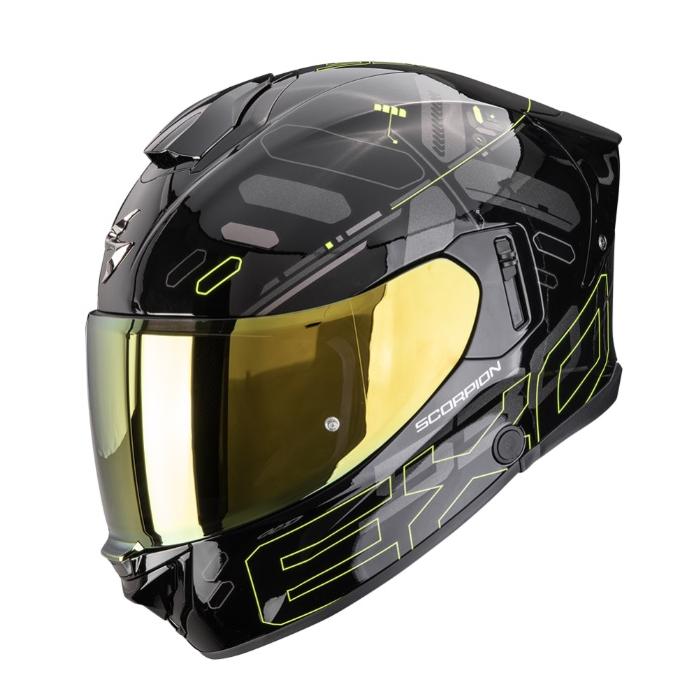helma na motorka Scorpion EXO-530 Air Fond černo/fluo žlutá, Velikost L