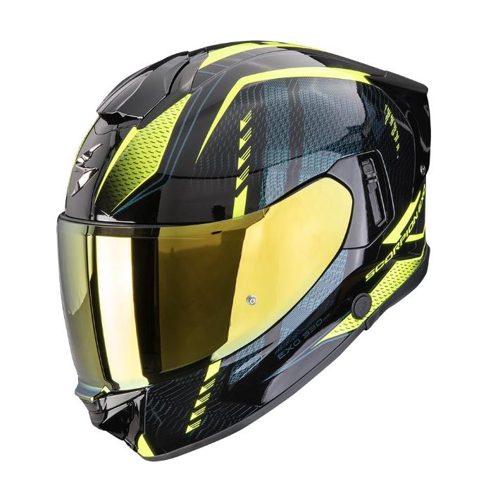 helma na motorka Scorpion EXO-530 Air Theras černo/neonově žlutá