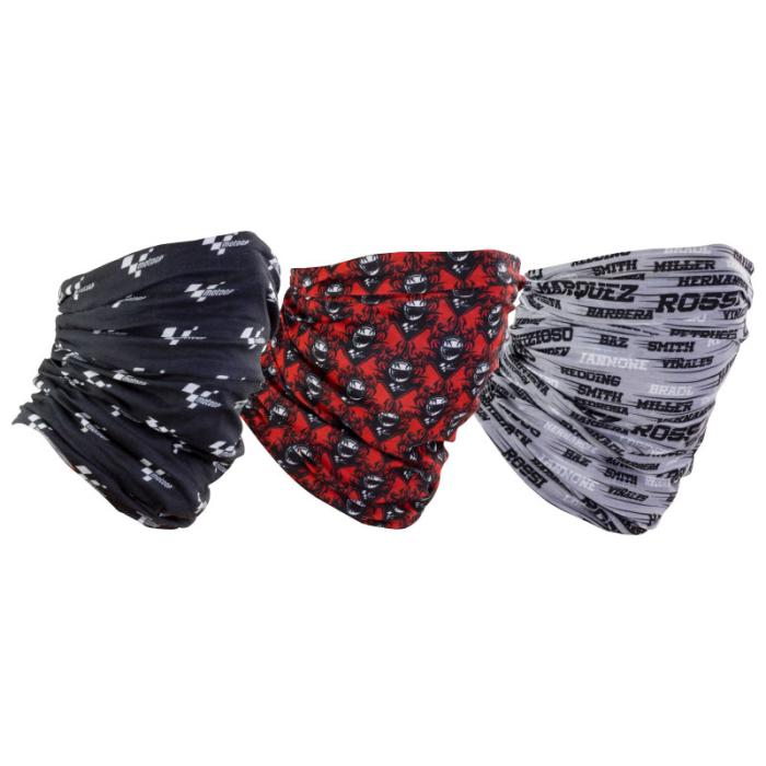 sada 3ks šátků/nákrčníků MotoGP