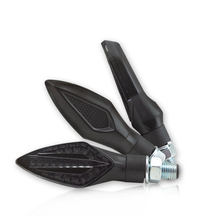 sekvenční blinkry na motorku Trident TOP