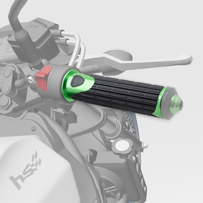 rukojeti D-Version 22mm zelené