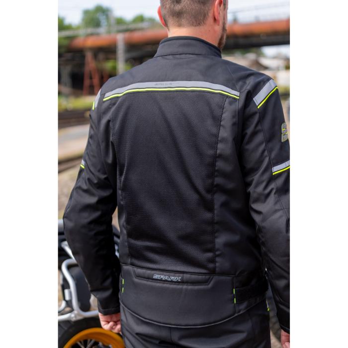 bunda na motorku Spark Breeze černá, Velikost S