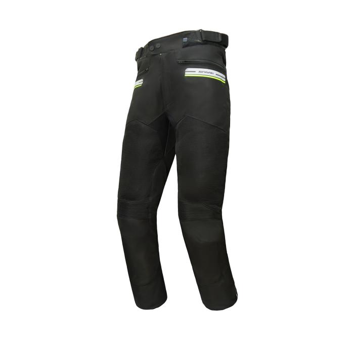 letní kalhoty na motorku Spark Breeze černé - až 8XL