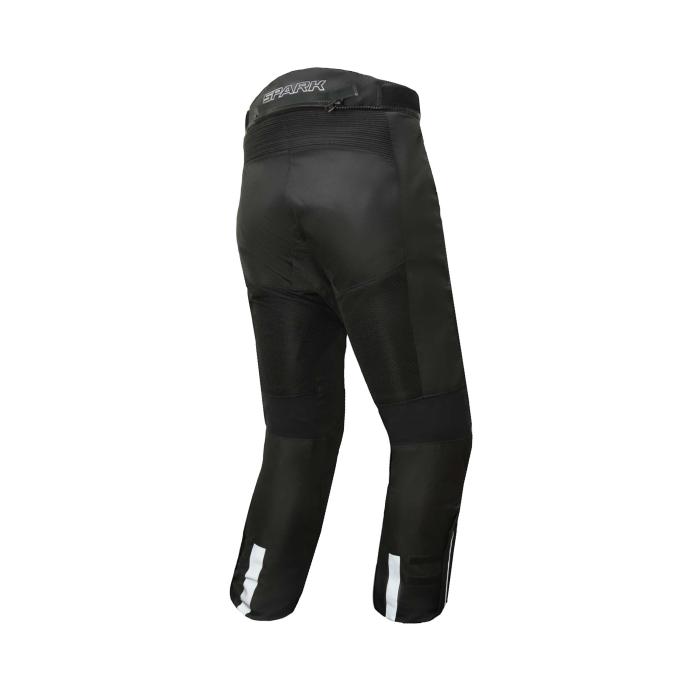 letní kalhoty na motorku Spark Breeze černé, Velikost S