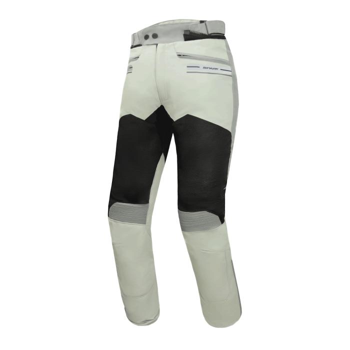 letní kalhoty na motorku Spark Breeze šedé, Velikost 8XL