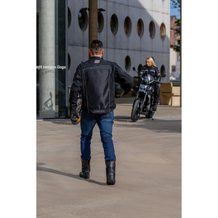 letní moto bunda Spark Montauk černá, Velikost S